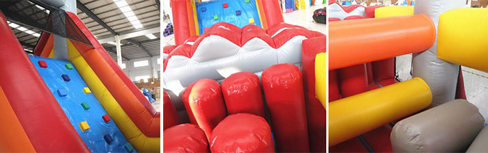 bouncy obstacle course