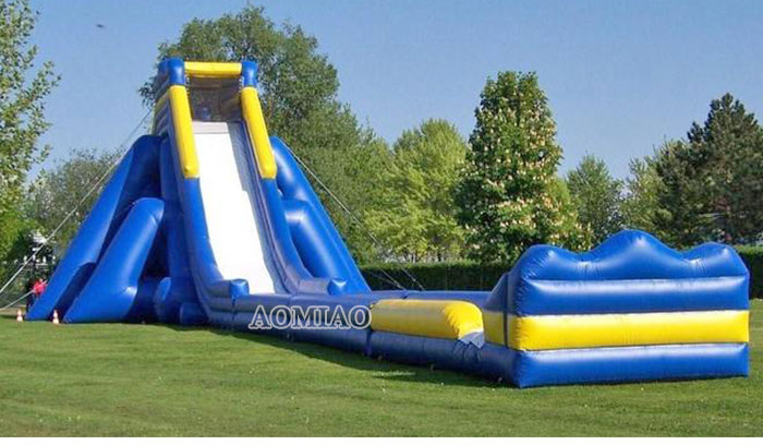 large inflatable pool slide
