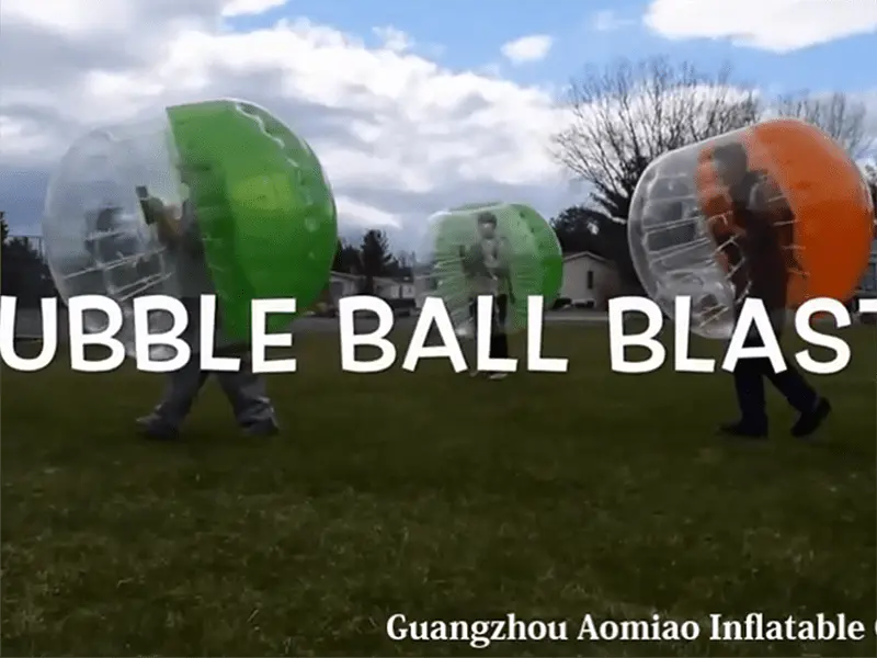 Customer feedback：Bump with our bubble soccer balls