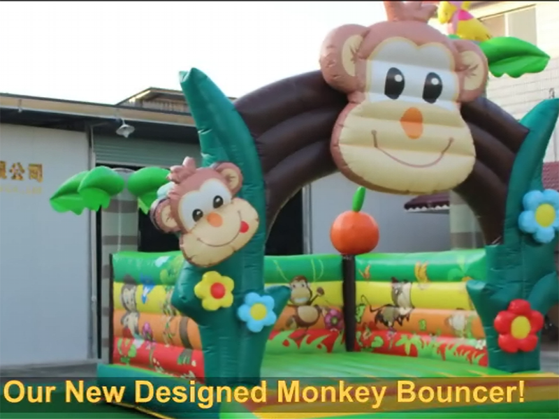 How Much Fun With Our Monkey Bouncer