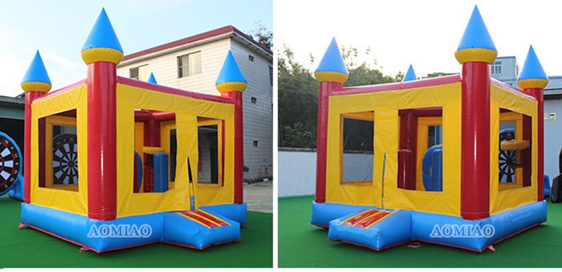 water jumping castle