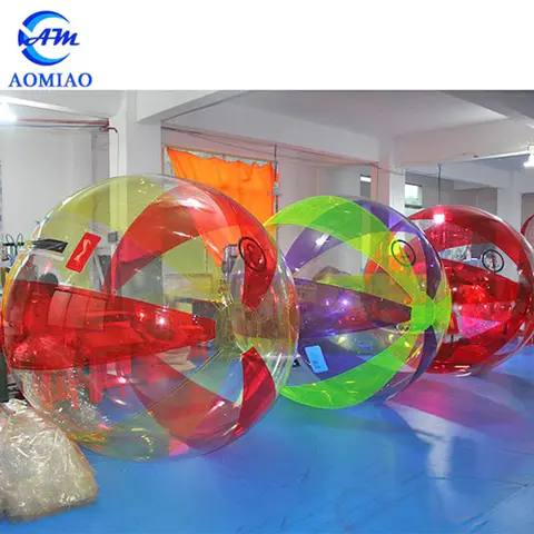 Colorful TPU/PVC Inflatable Water Walking Ball Human Water Hamster Ball WB2C