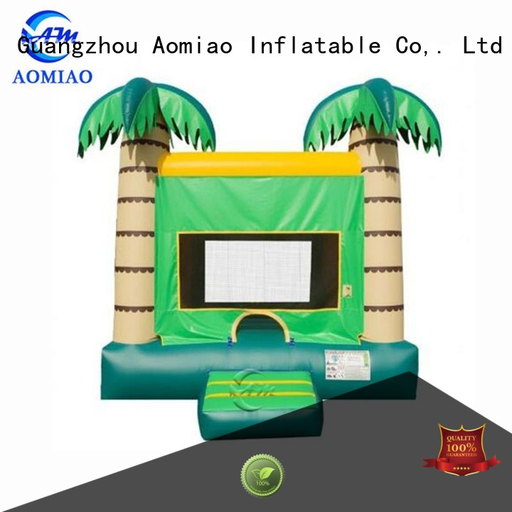 street bouncy castle with slide bo1743 for outdoor AOMIAO