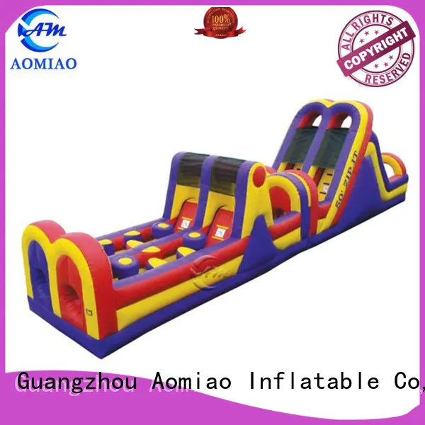 AOMIAO Brand commercial shark custom inflatable obstacle course