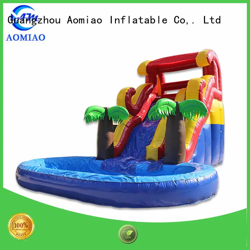 big blue commercial slide AOMIAO inflatable slide
