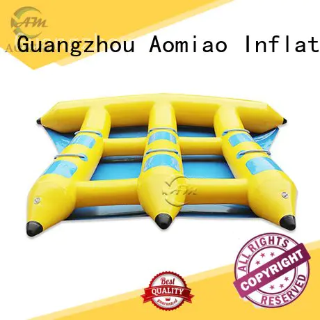 Quality flying float banana AOMIAO Brand wgf5 inflatable water games