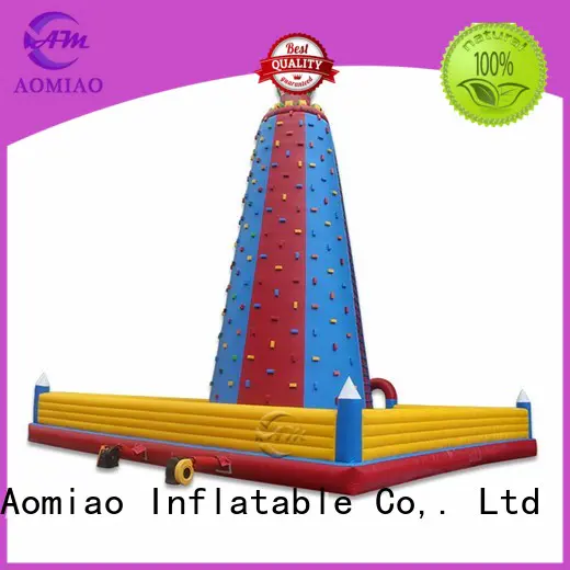 Quality AOMIAO Brand inflatable rock climbing wall