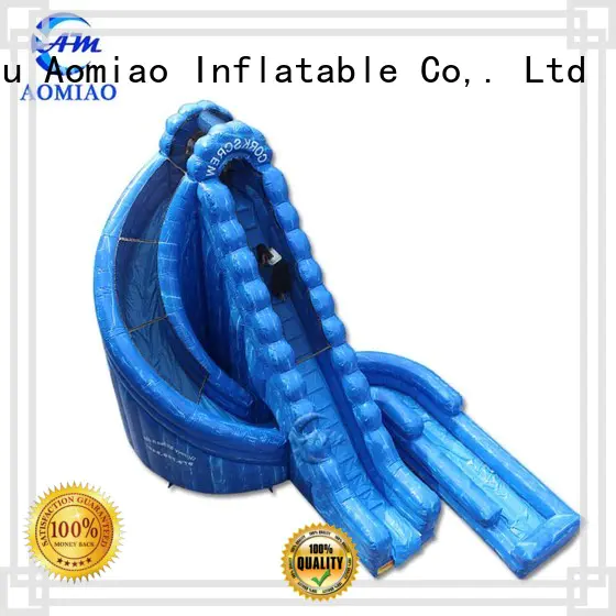 Hot inflatable slide blue AOMIAO Brand