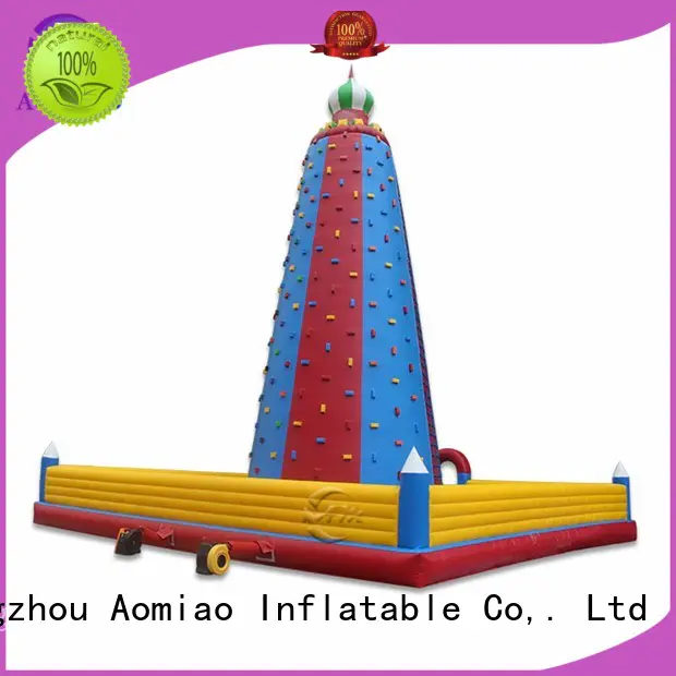 AOMIAO impressive inflatable rock wall supplier for child