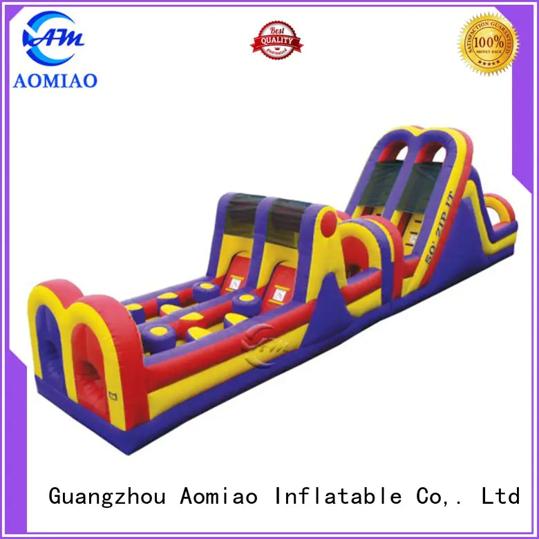 AOMIAO Brand ob1703 inflatable commercial backyard obstacle course obstacles