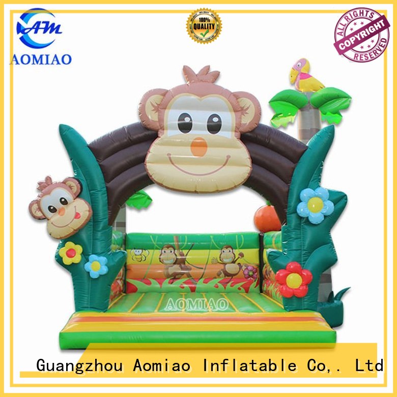 AOMIAO Brand bouncers hoop custom bounce house for sale