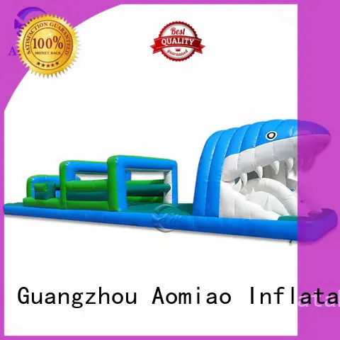 shark obstacles ob1703 inflatable AOMIAO backyard obstacle course