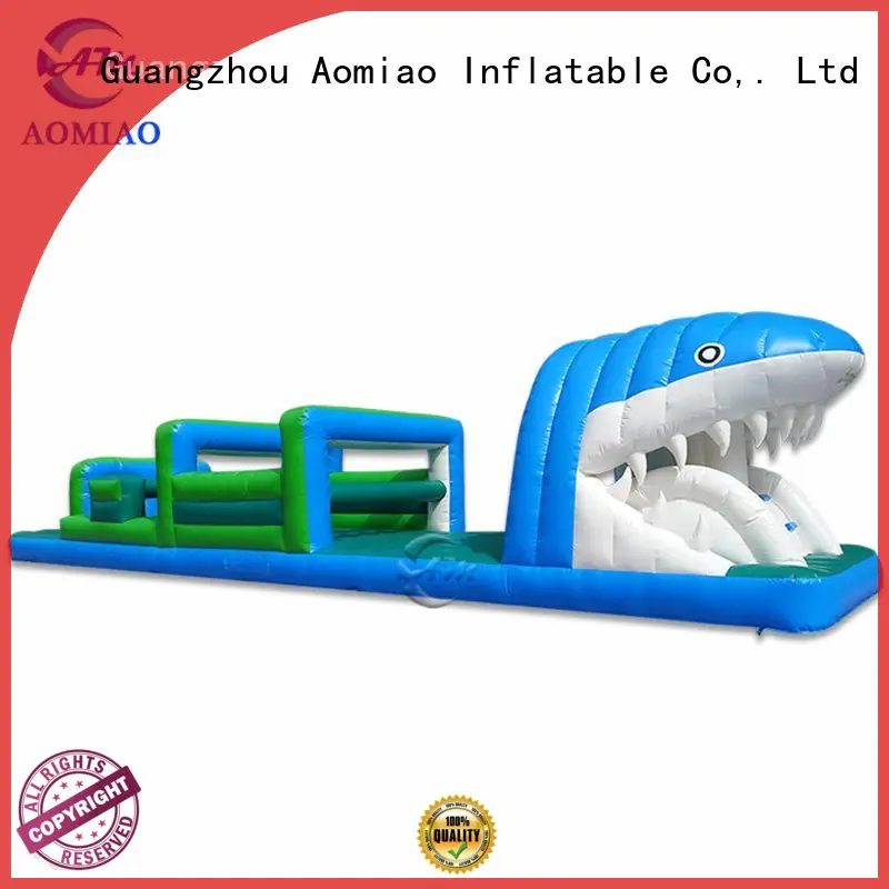 inflatable obstacle course shark obstacles Warranty AOMIAO