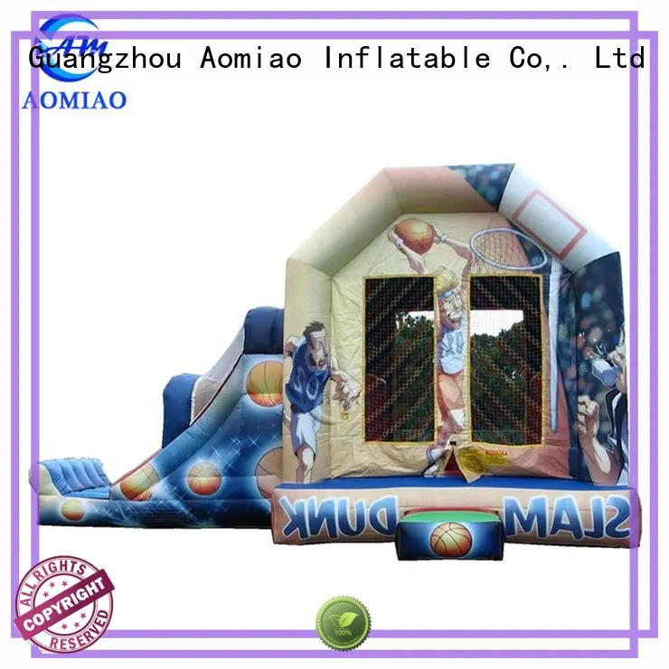 AOMIAO dog bouncy castle and slide factory for sale