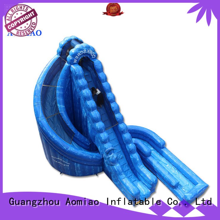 AOMIAO forest inflatable slide truck octopus