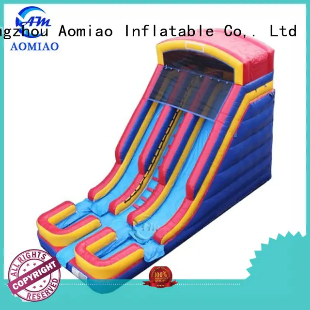 AOMIAO Brand dry slide inflatable slide manufacture