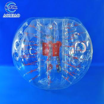 TPU Bubble Ball Soccer - Clear BS1C