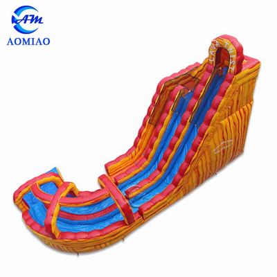 Big Inflatable Water Slides With Pool - Double Lane SL1717