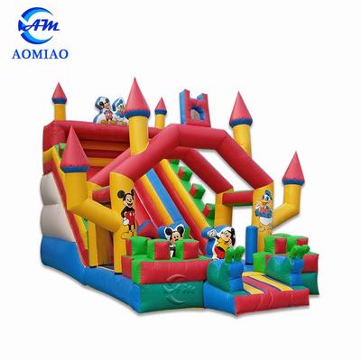 Colorful Inflatable Castle Slide - Mickey Mouse SL1733