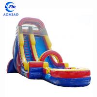 Adult Size Inflatable Water Slide With Pool - SL1753
