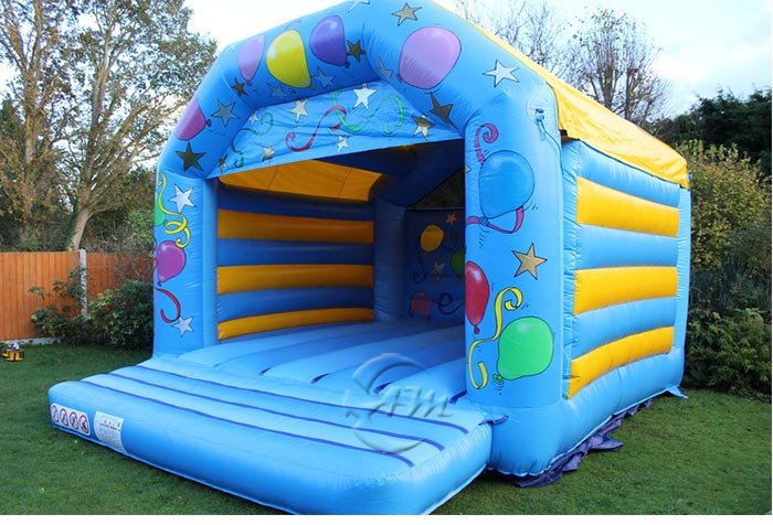 Indoor inflatable bounce house