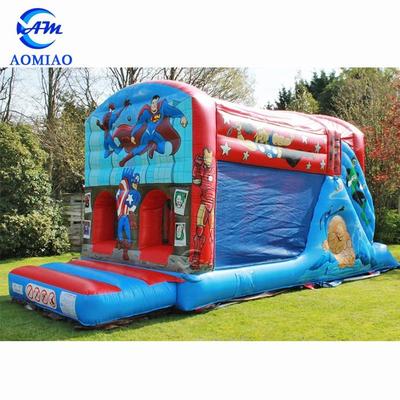 Adult Jumping Castle - Superman and Spiderman BO1759