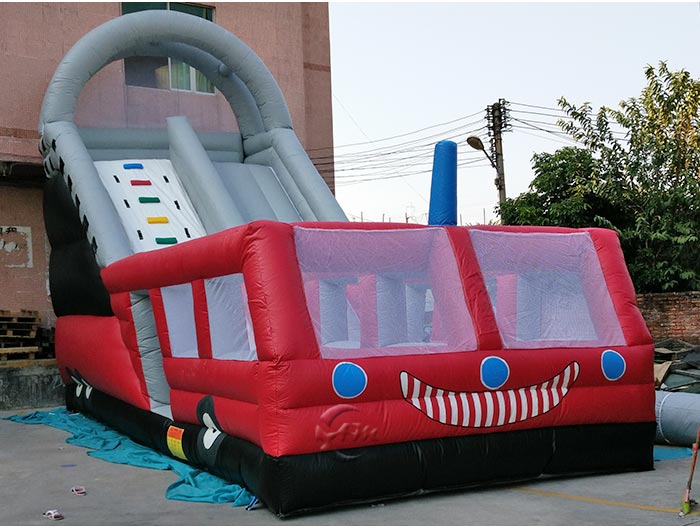 large inflatable slide