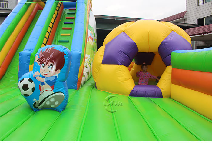 big inflatable slide