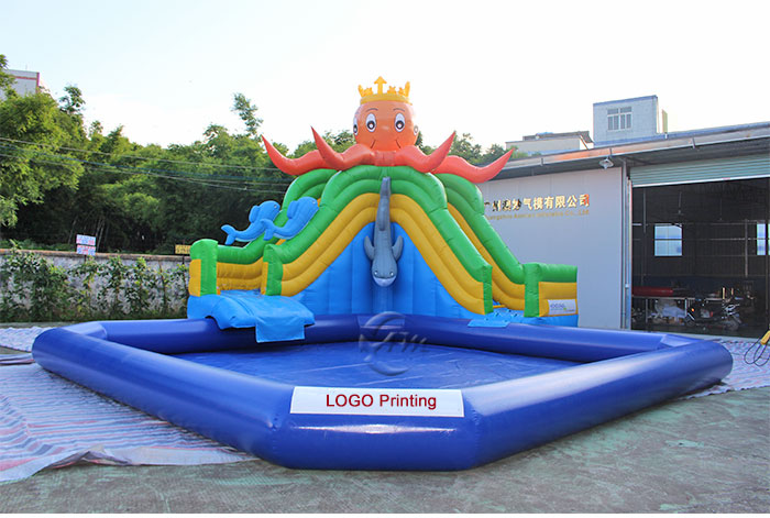 big inflatable water slides for sale