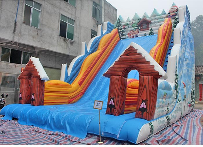 big inflatable water slides