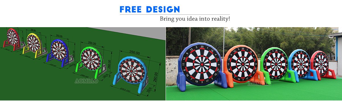 giant inflatable dart board