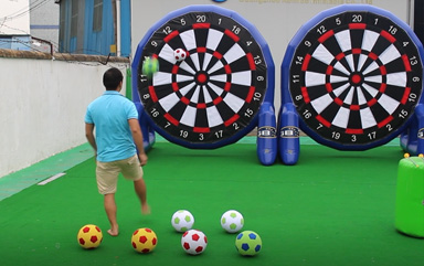 inflatable soccer darts for sale