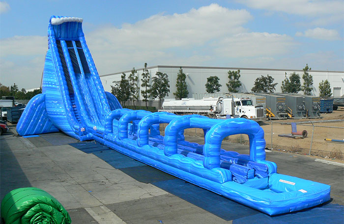giant inflatable slip and slide