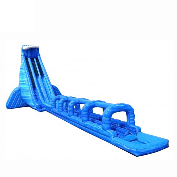 inflatable double slip and slide