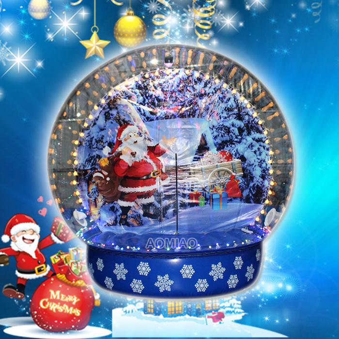 Outdoor Christmas Decorations Human Inflatable Christmas Snow Globe - SGg1802