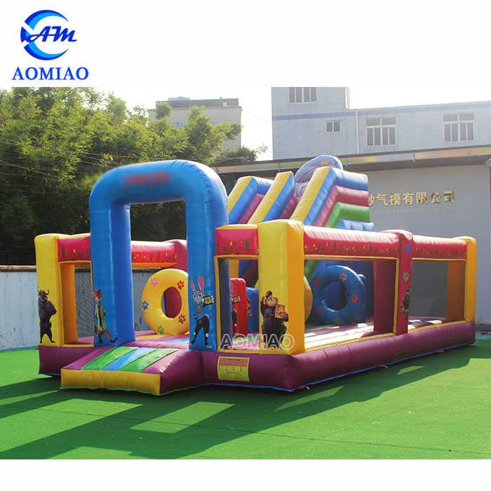 26ft Commercial Giant Inflatable Castle Slide For Kids - Rabbit Themed SL1776