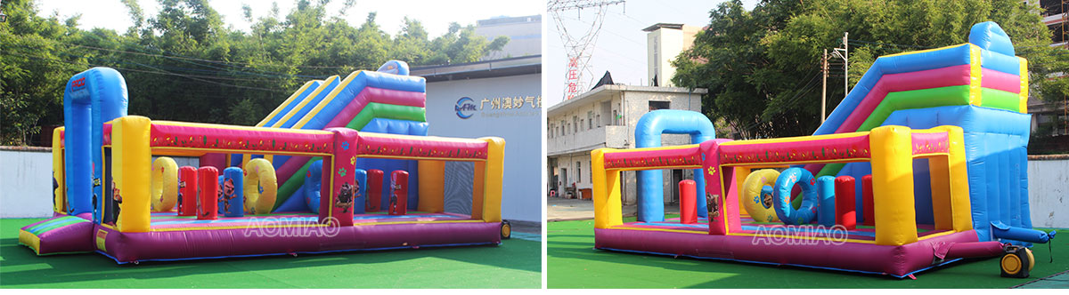 inflatable castle slide