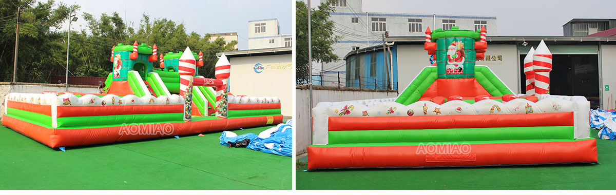 Christmas Inflatable Amusement Park 