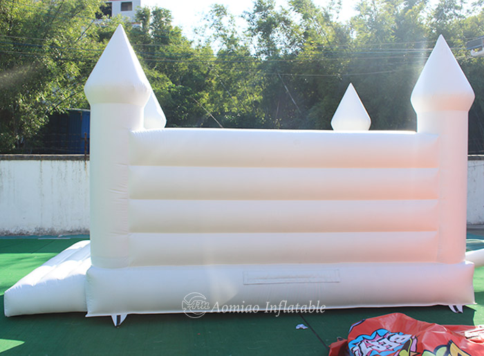white jumping castle