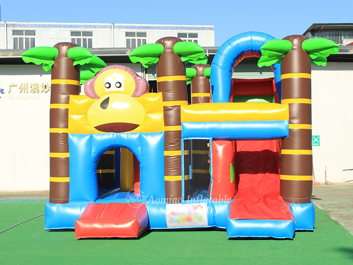 bounce house with slide