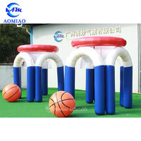 Giant Inflatable Monster Basketball Hoop And Ball