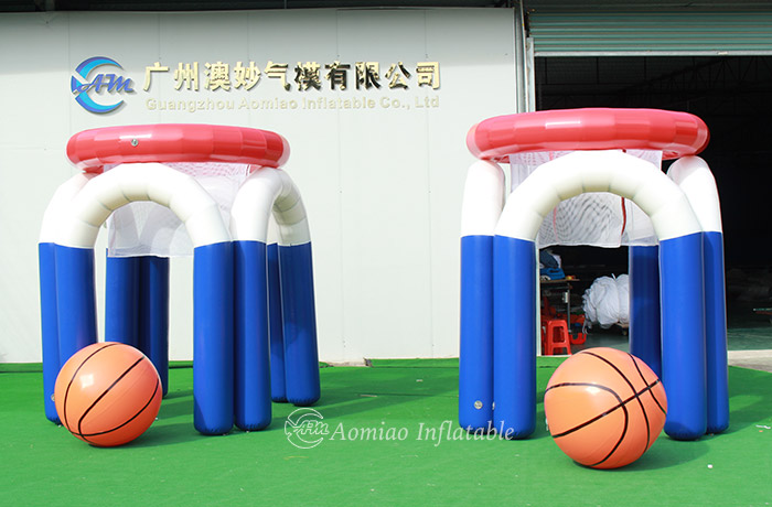 Giant Inflatable Monster Basketball Hoop And Ball