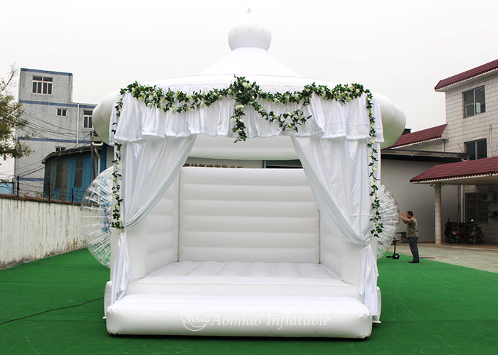  Wedding White Inflatable Bounce House 