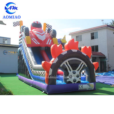 Racing Car Inflatable Slide For Sale