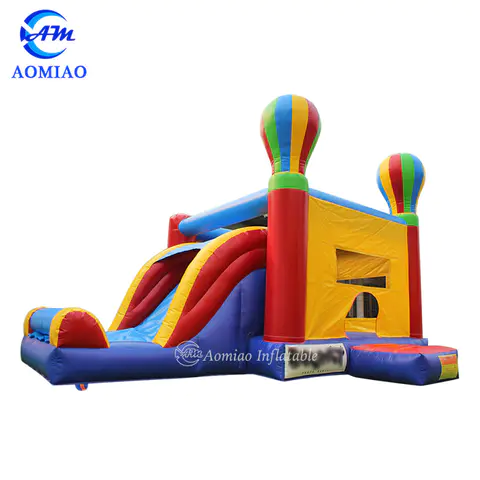 Kids Balloon Inflatable Bouncy Castle With Slide