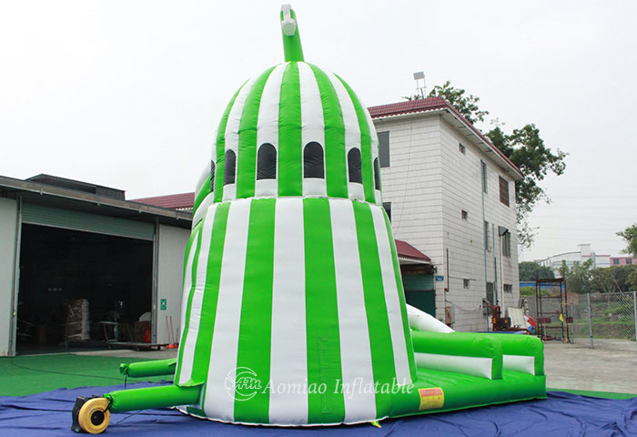Corkscrew Inflatable Castle Slide