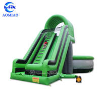 Safe Giant Inflatable Slide And Jumping Bag