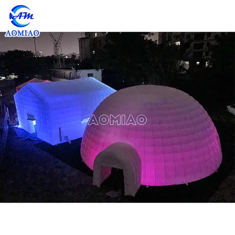 white Inflatable dome party tent