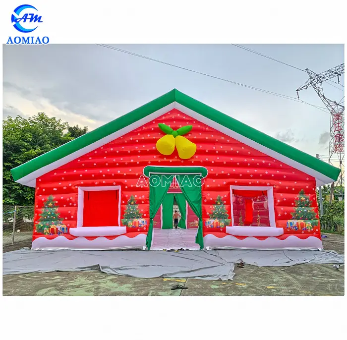 Inflatable santa clause house