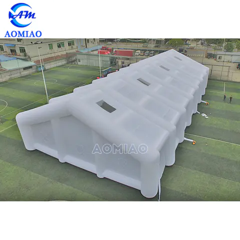 Inflatable large cube tent for event